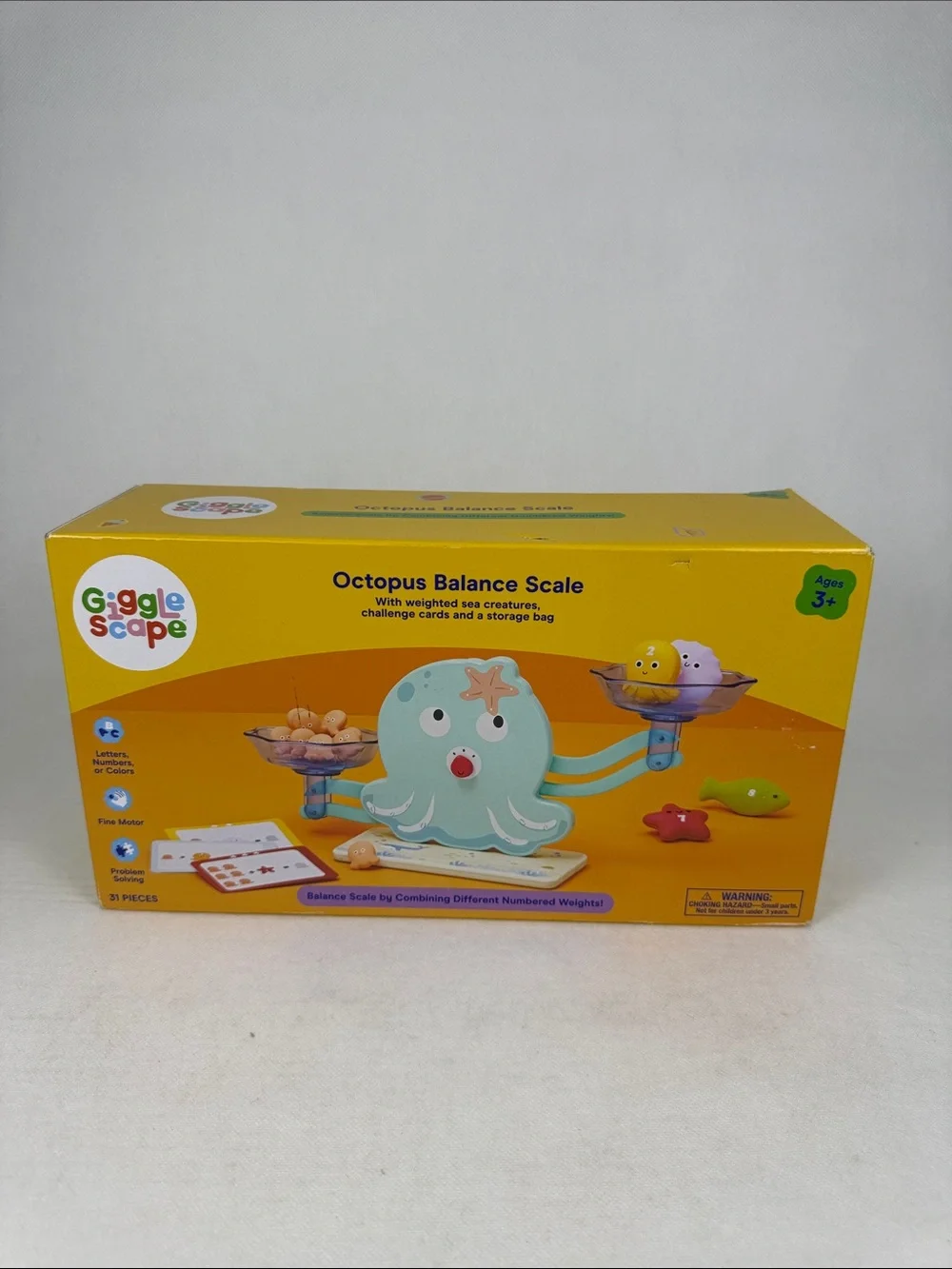 Octopus Balance Scale - Gigglescape™: Preschool Math Kit, Educational Toy.